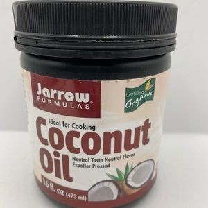 Jarrow Formulas Coconut Oil 100% Organic 16 ounces 473 grams